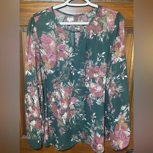 Leighton Floral Long Sleeve Blouse